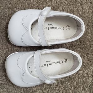 Christian Lacroix baby pram shoes, white
